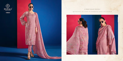 New Mehar Rupali Cotton Silk Pant Style Suits Wholesaler