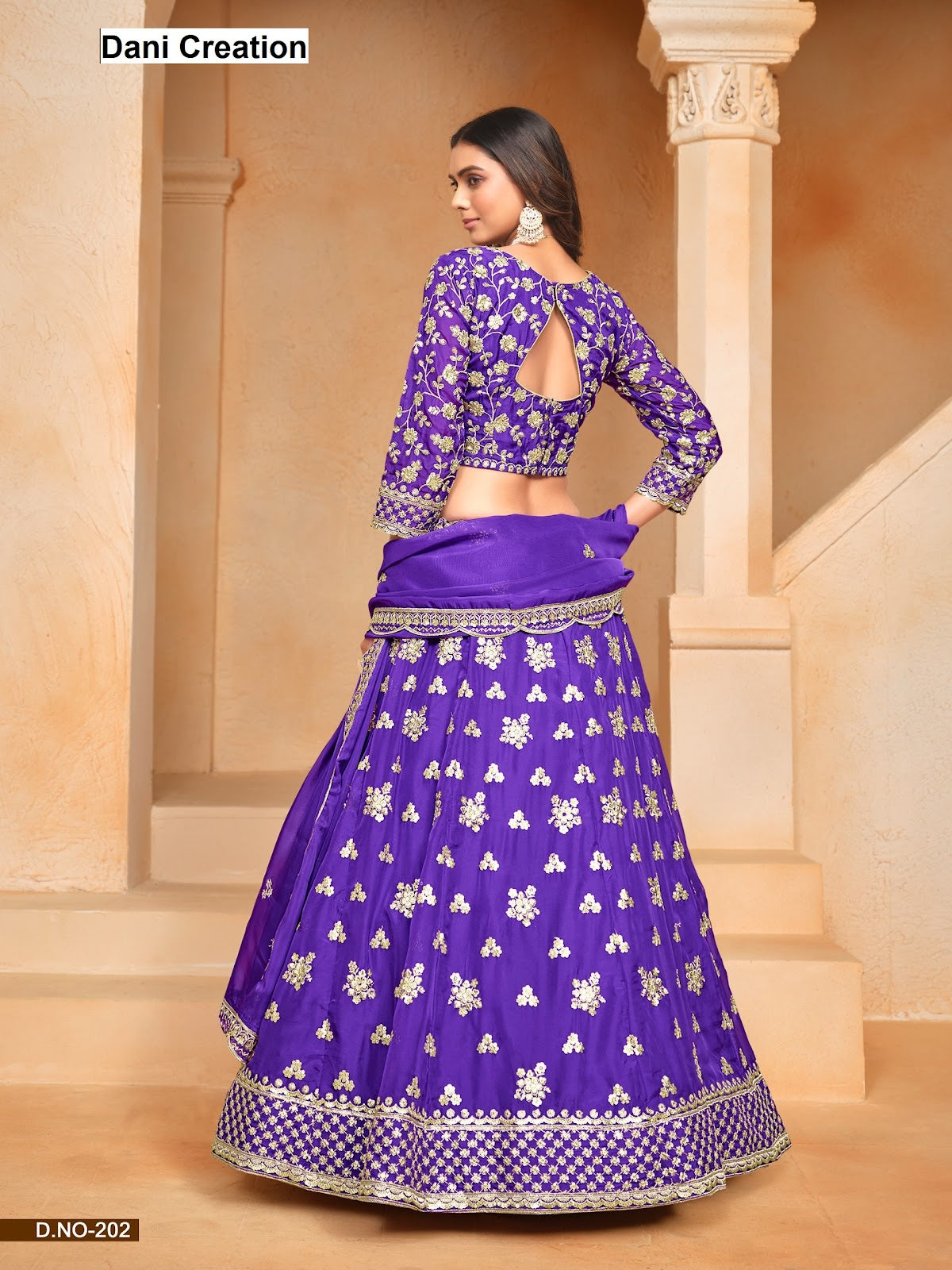 New Mehvish Vol 2 Dani Creation Organza Lehenga Choli Supplier