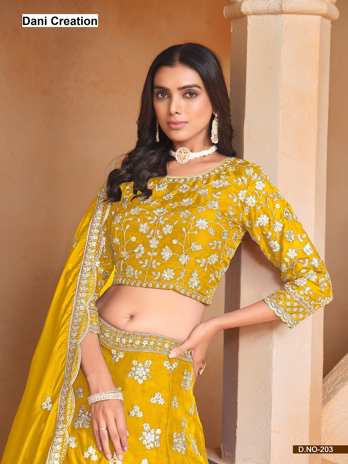 New Mehvish Vol 2 Dani Creation Organza Lehenga Choli Supplier