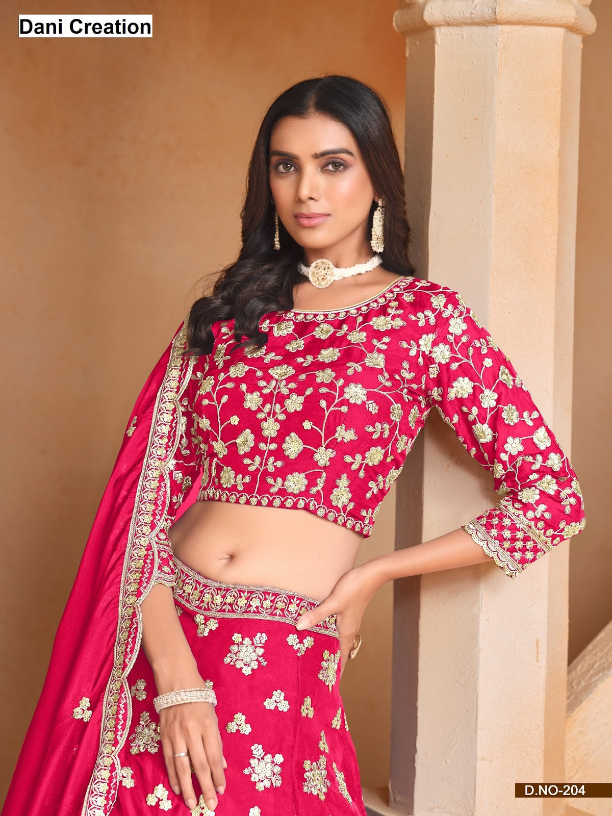 New Mehvish Vol 2 Dani Creation Organza Lehenga Choli Supplier