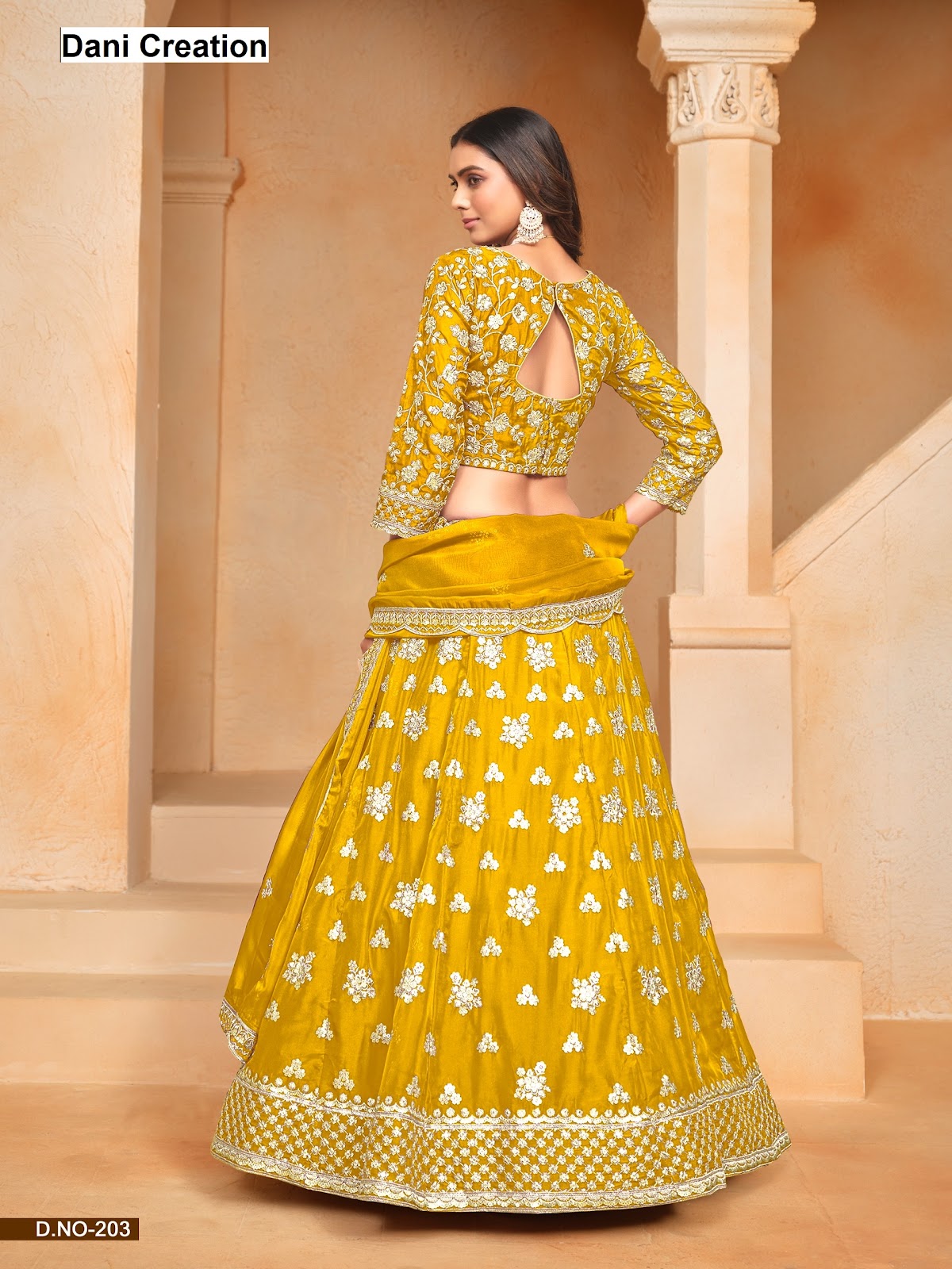 New Mehvish Vol 2 Dani Creation Organza Lehenga Choli Supplier