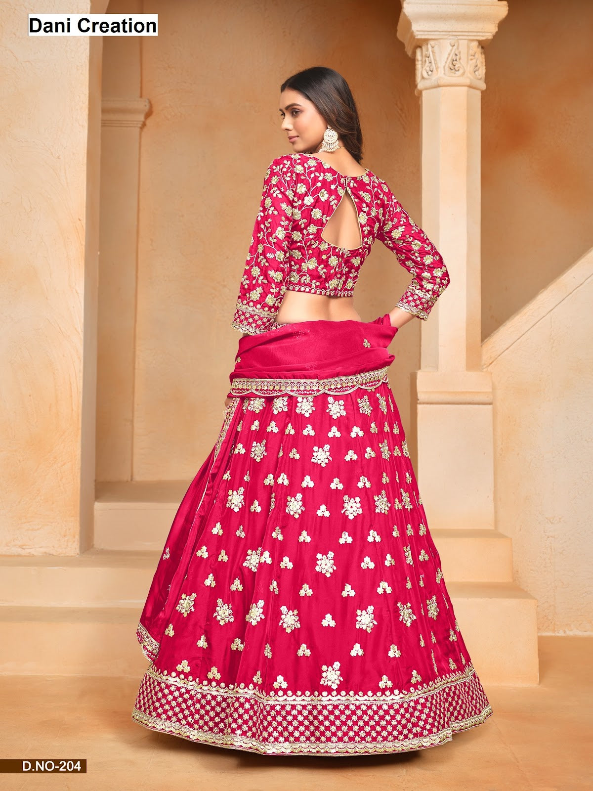 New Mehvish Vol 2 Dani Creation Organza Lehenga Choli Supplier