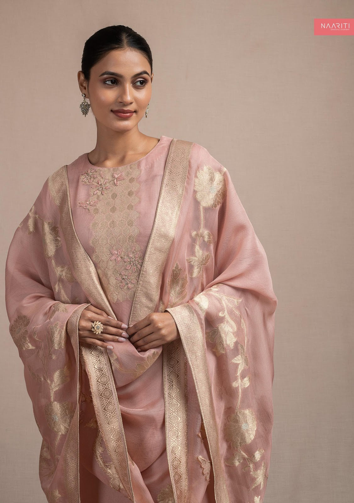 New Mikala Naariti Silk Pant Style Suits Manufacturer