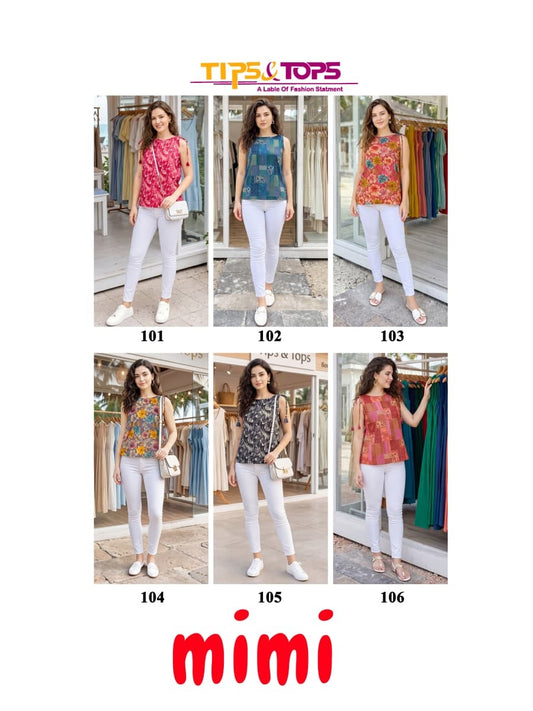 New Mimi Tips Tops Cotton Stylish Short Tops Manufacturer Gujarat