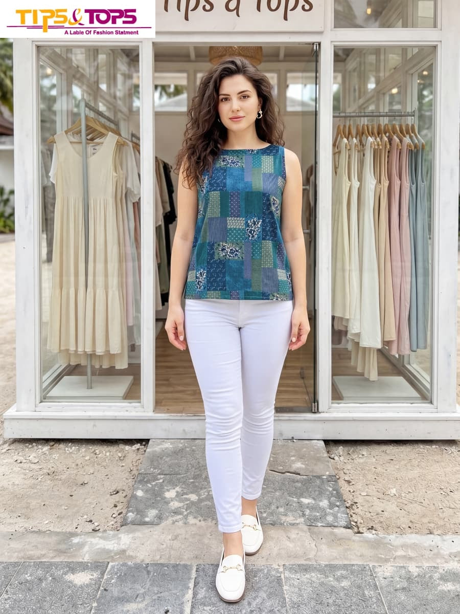 New Mimi Tips Tops Cotton Stylish Short Tops Manufacturer Gujarat