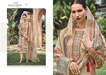 New Musafir Riaz Art Lawn Karachi Salwar Suits Wholesale Price