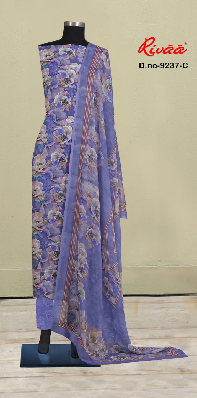 New Muslin Rivaa Salwar Suits Supplier Gujarat