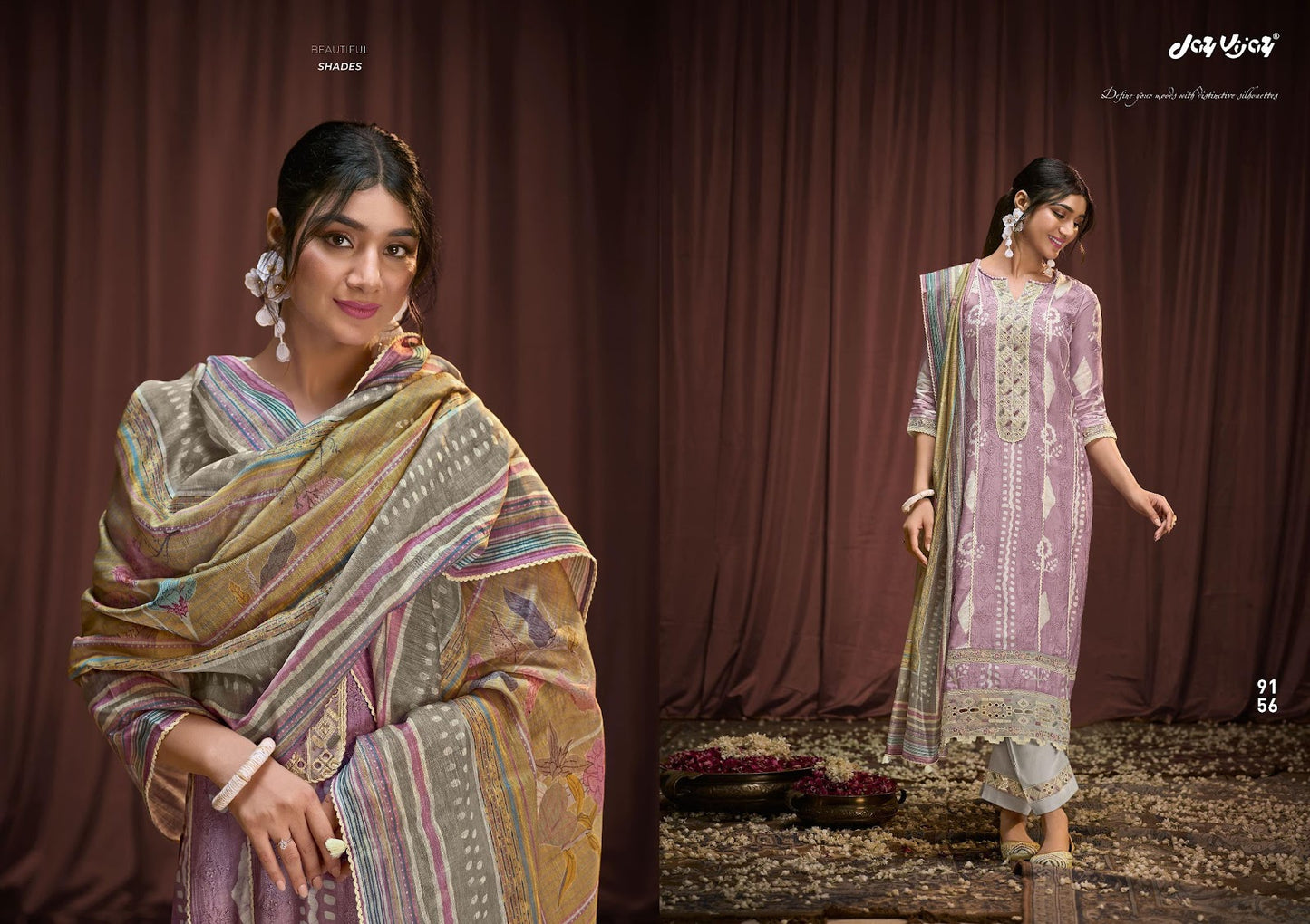 New N Now Vol 15 Jay Vijay Moga Silk Pant Style Suits Exporter Ahmedabad