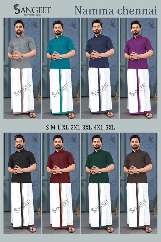 New Namma Chennai With Lungi Sangeet Bombay Mens Shirts Manufacturer Gujarat
