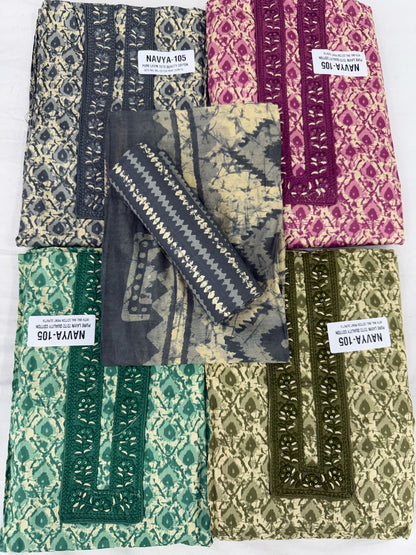 New Navya Nayandeep Lawn Cotton Salwar Suits Manufacturer Ahmedabad