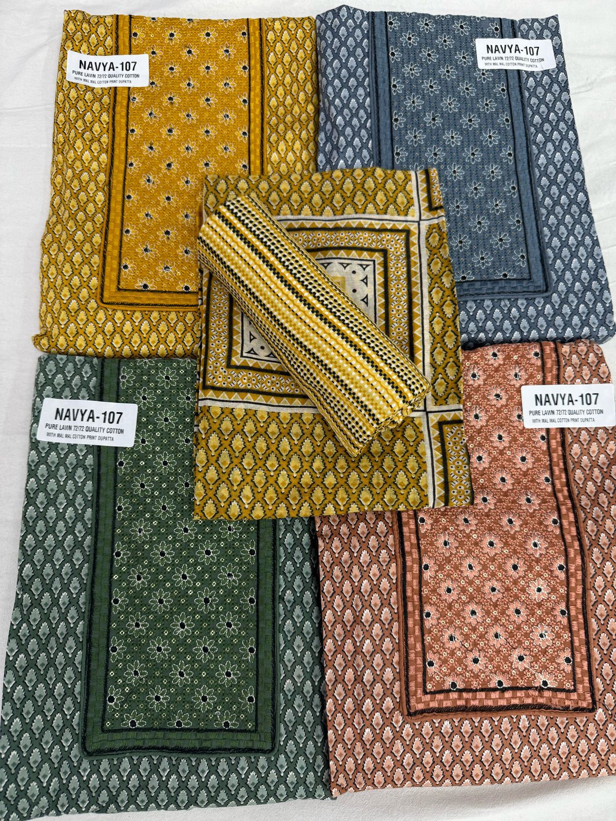 New Navya Nayandeep Lawn Cotton Salwar Suits Manufacturer Ahmedabad