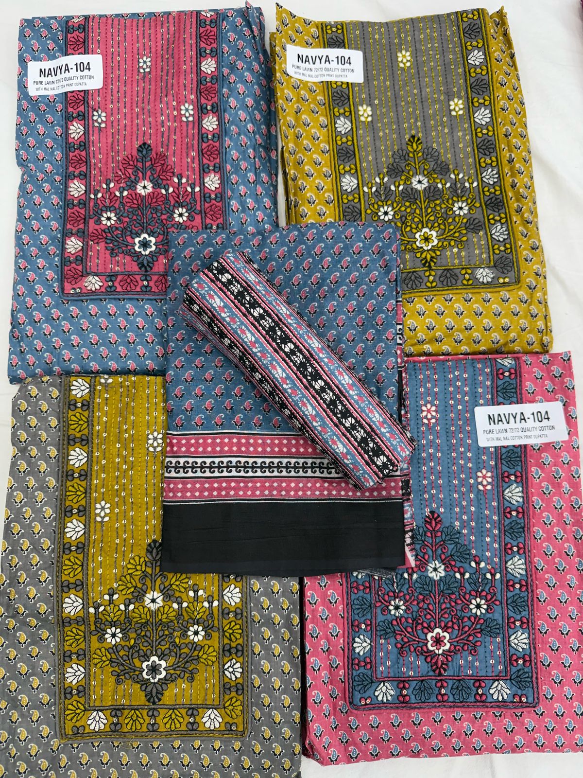 New Navya Nayandeep Lawn Cotton Salwar Suits Manufacturer Ahmedabad