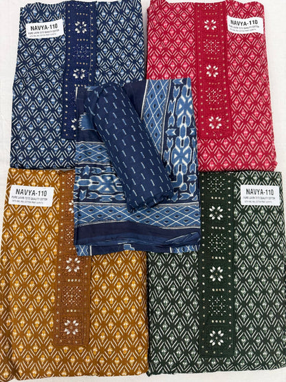 New Navya Nayandeep Lawn Cotton Salwar Suits Manufacturer Ahmedabad
