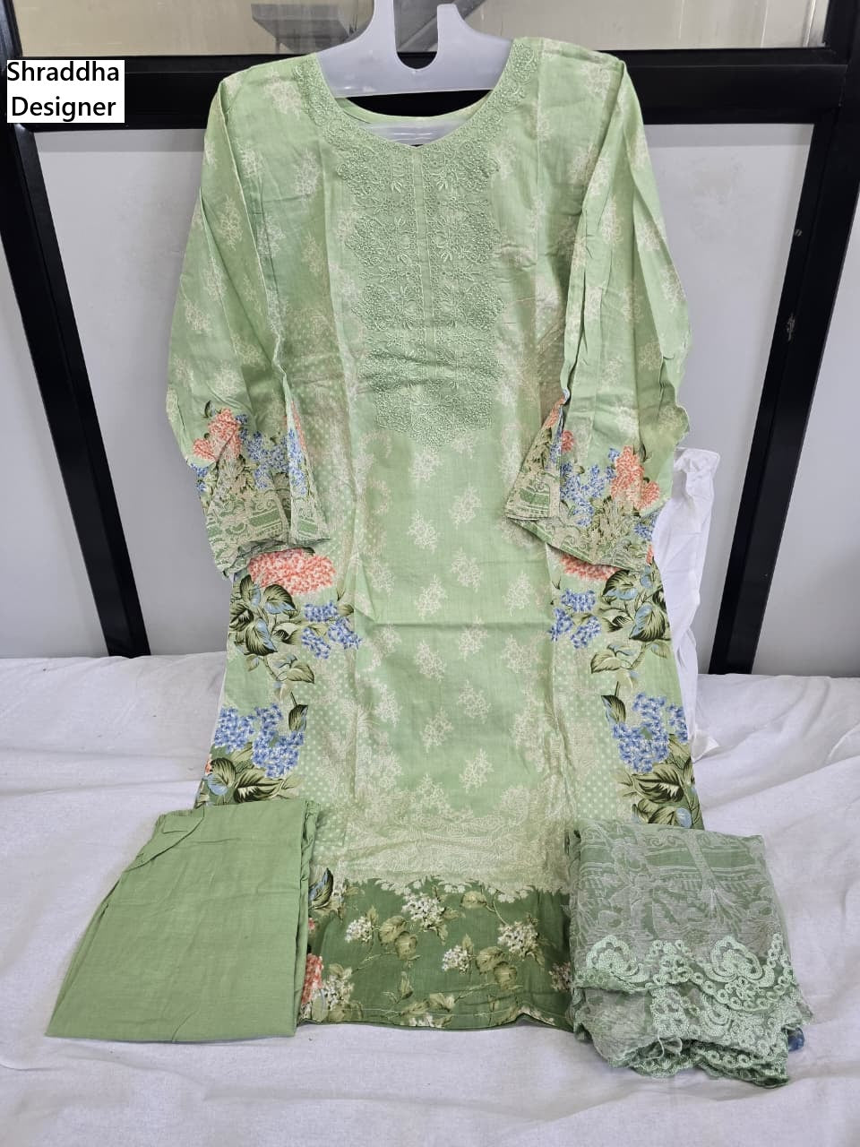 New Needle Wonder Vol 1 Shraddha Designer Cotton Karachi Readymade Suits Wholesaler India