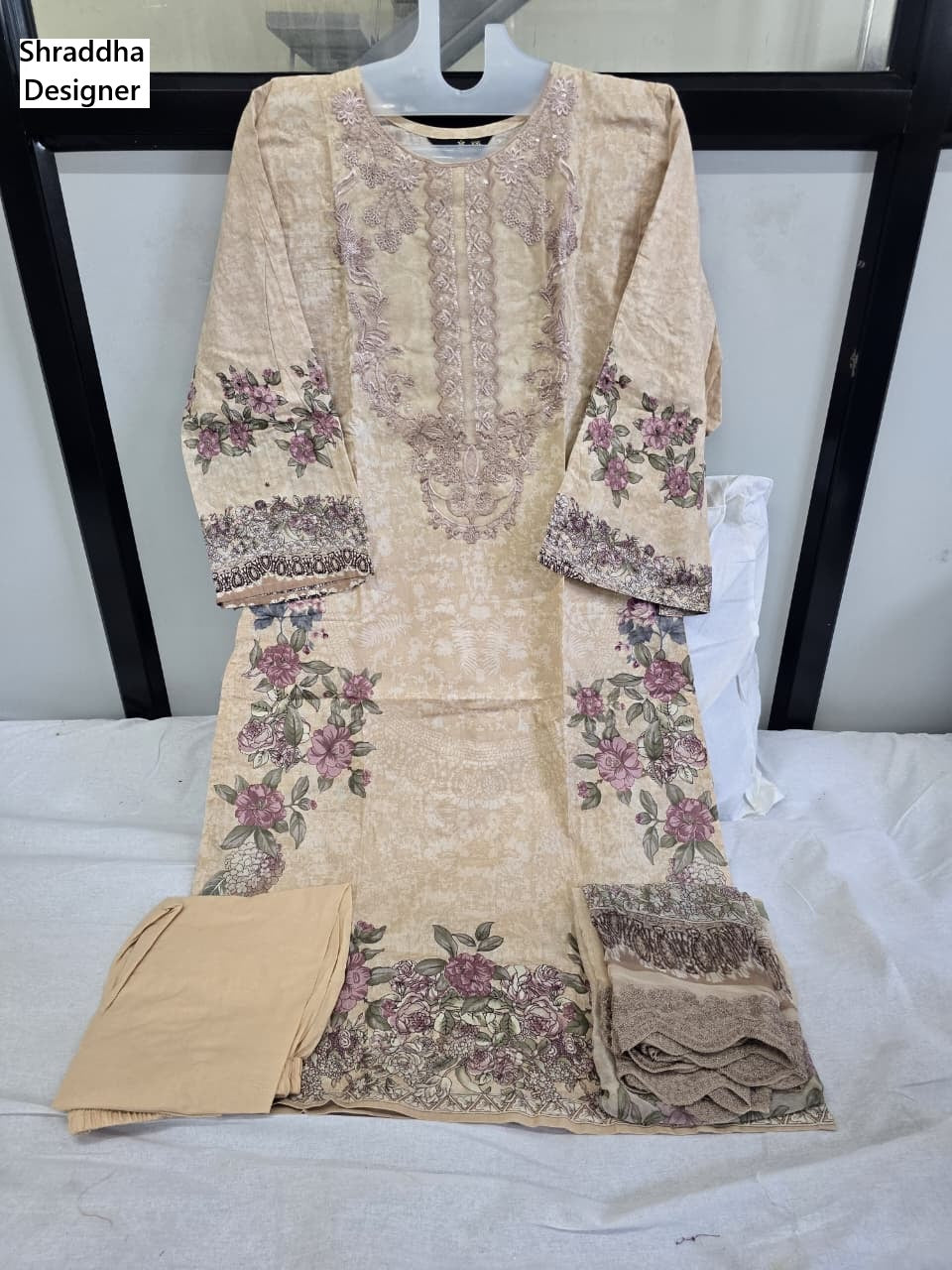 New Needle Wonder Vol 1 Shraddha Designer Cotton Karachi Readymade Suits Wholesaler India