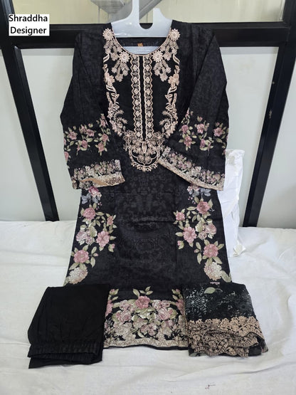 New Needle Wonder Vol 1 Shraddha Designer Cotton Karachi Readymade Suits Wholesaler India