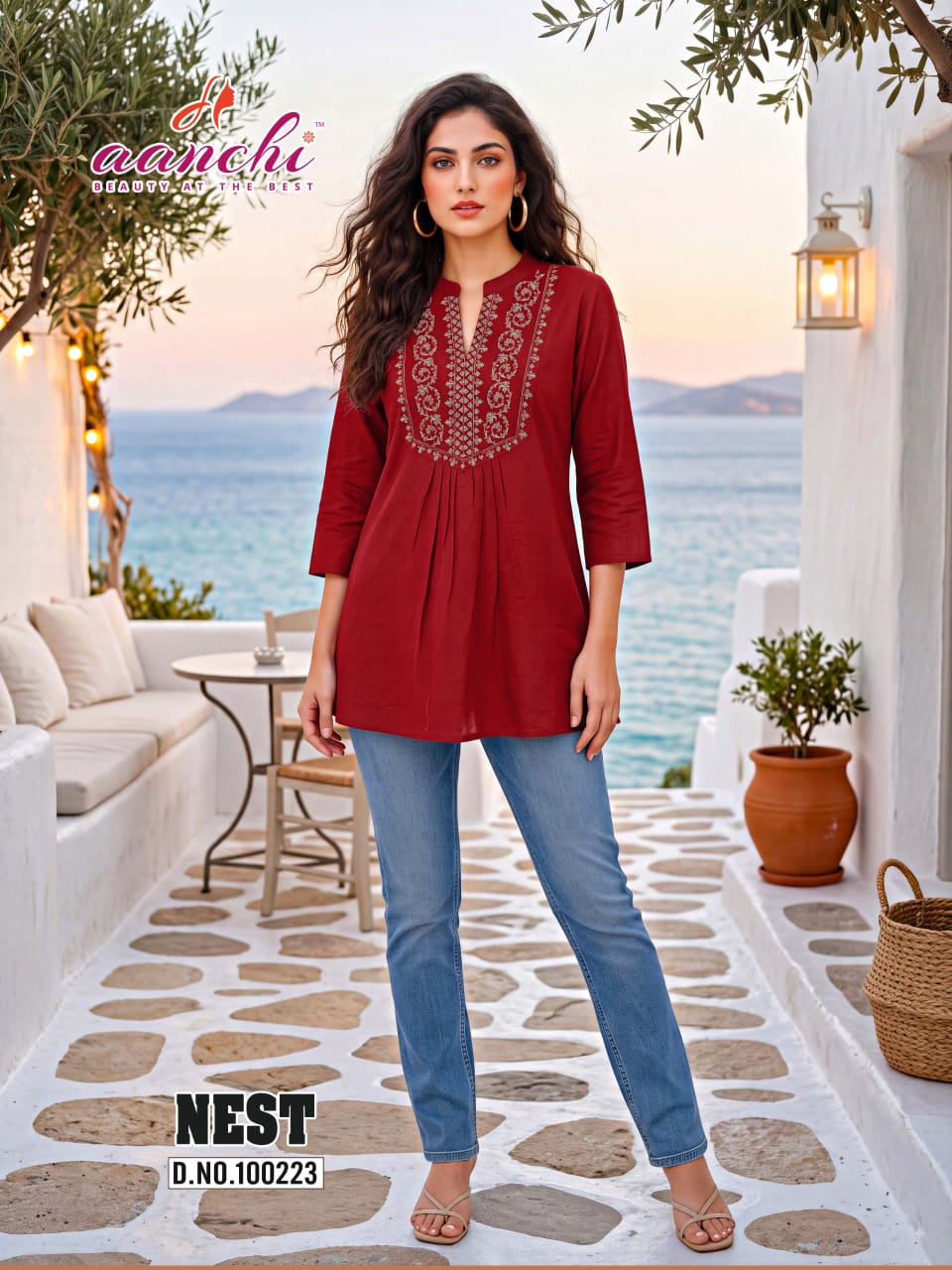 New Nest Aanchi Vatican Short Kurtis Wholesale Price