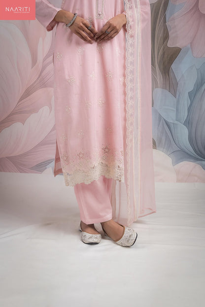 New Noha Naariti Cotton Linen Pant Style Suits Wholesale Rate