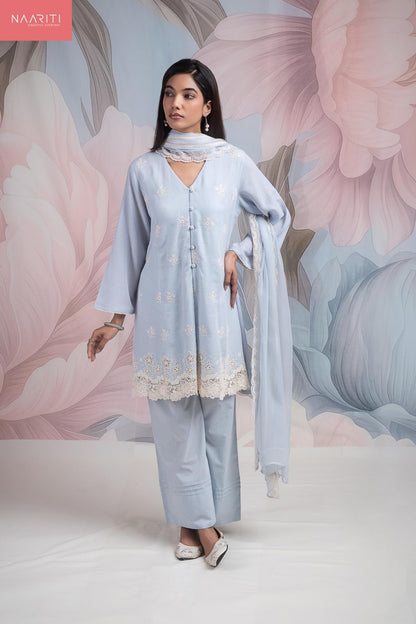 New Noha Naariti Cotton Linen Pant Style Suits Wholesale Rate