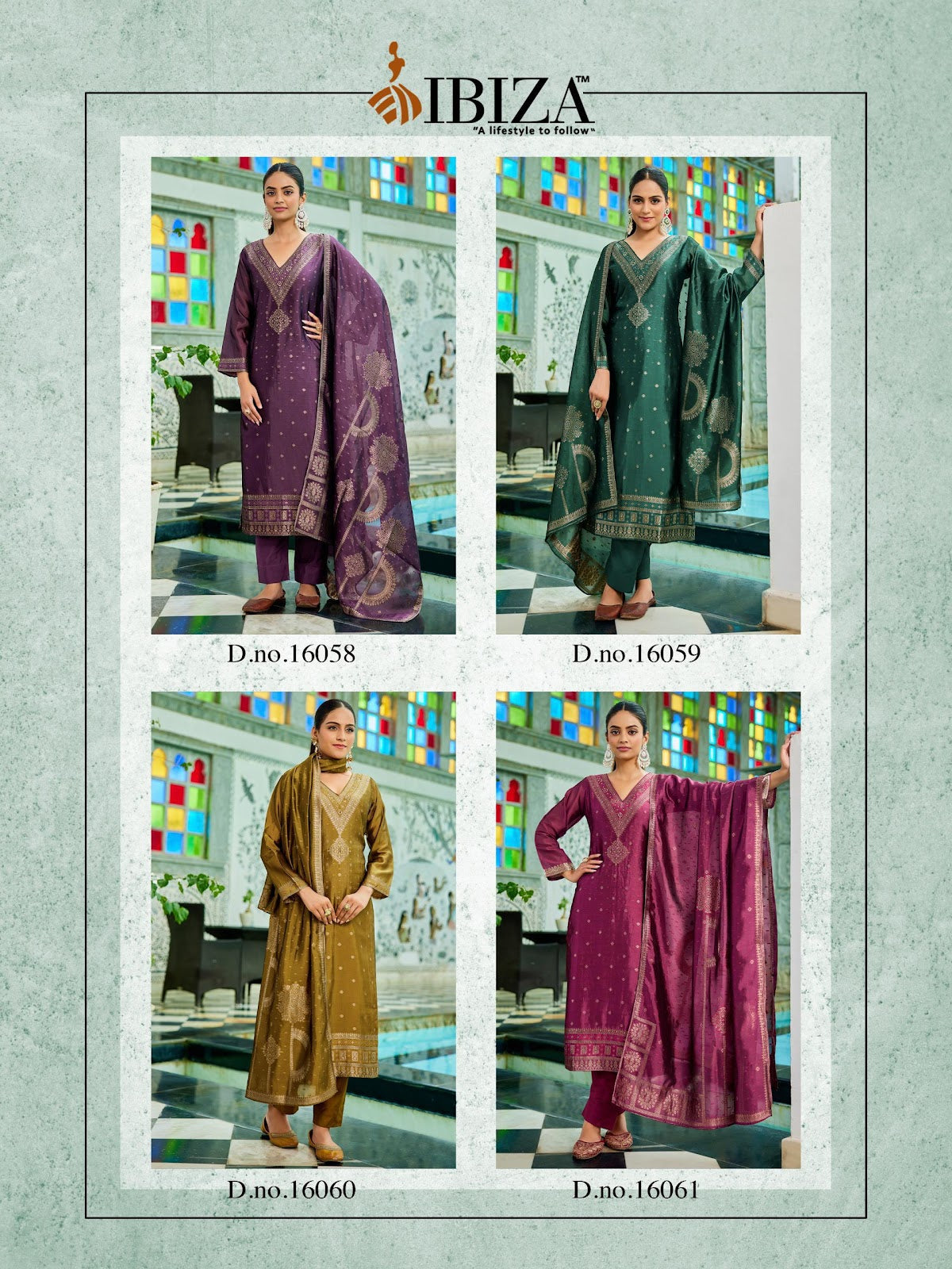 New Olivia Ibiza Banglori Silk Pant Style Suits Wholesale Price