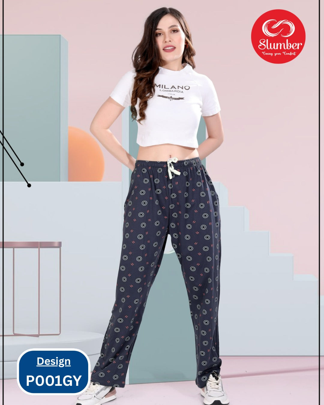 New P001 Slumber Cotton Women Night Lower Wholesaler