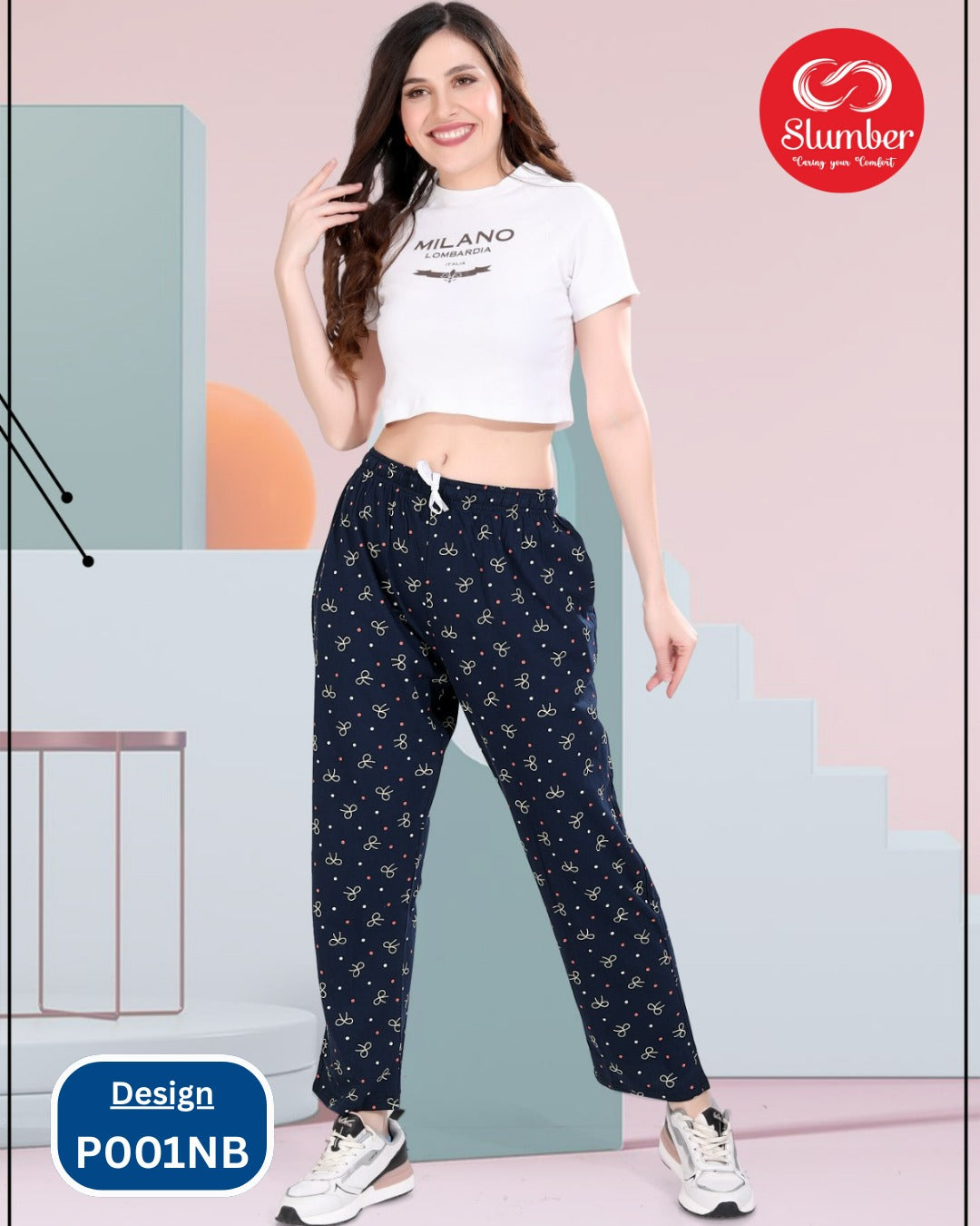 New P001 Slumber Cotton Women Night Lower Wholesaler