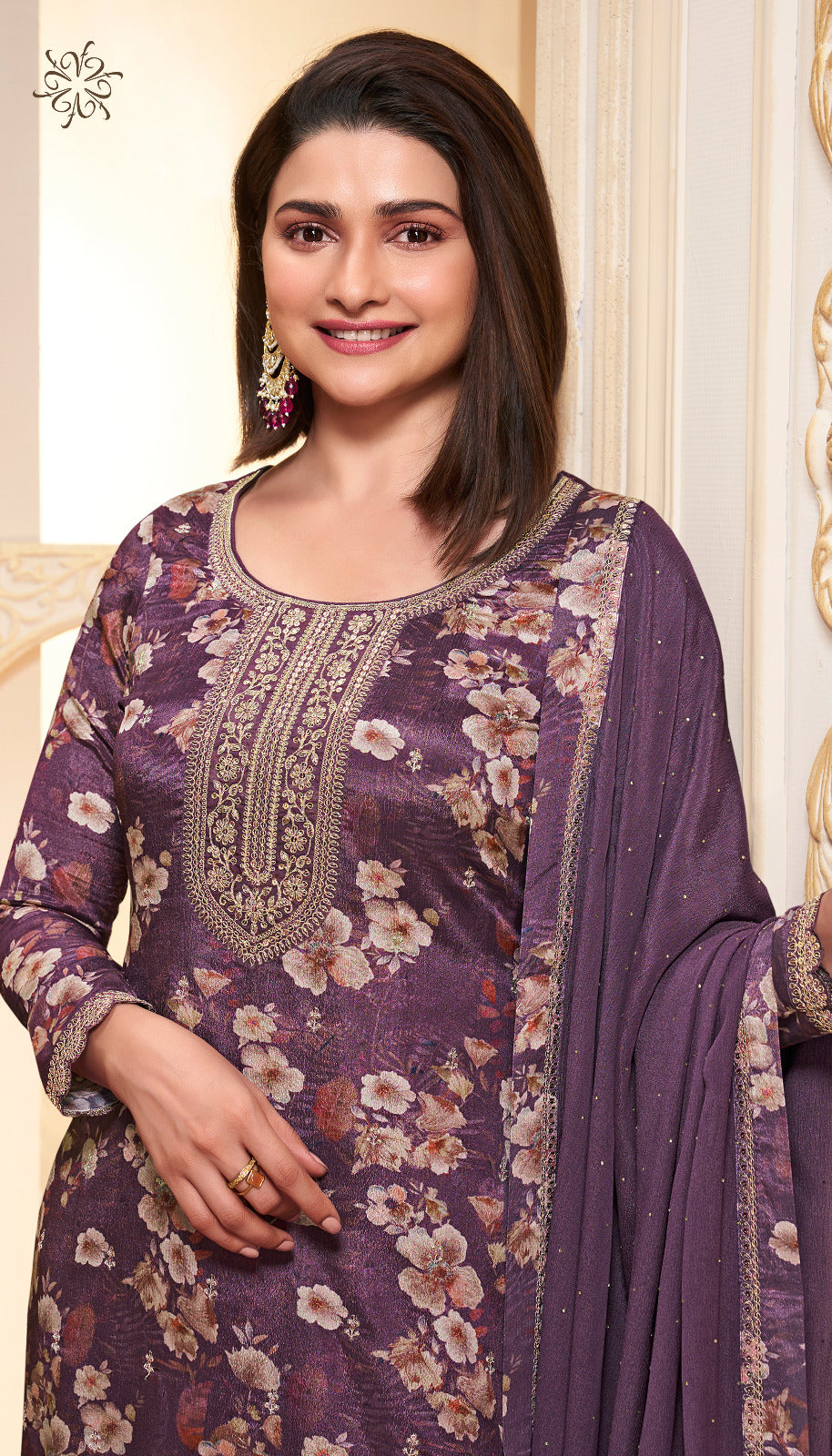 New Pahal Hitlist Vinay Fashion Llp Chinnon Pant Style Suits Wholesale