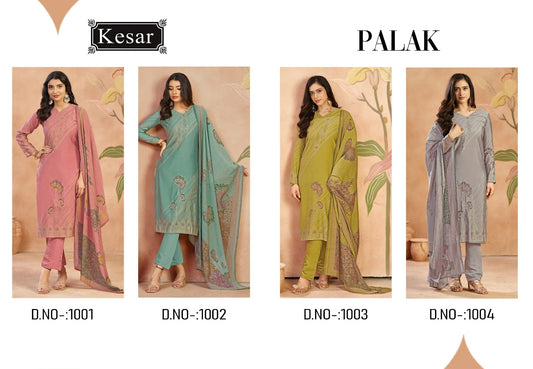 New Palak Kesar Muslin Karachi Salwar Suits Exporter Gujarat