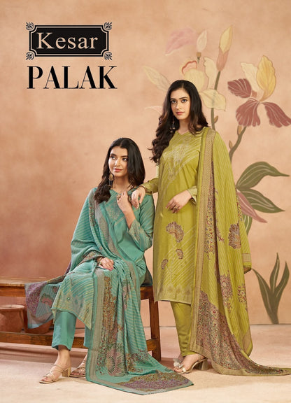New Palak Kesar Muslin Karachi Salwar Suits Exporter Gujarat