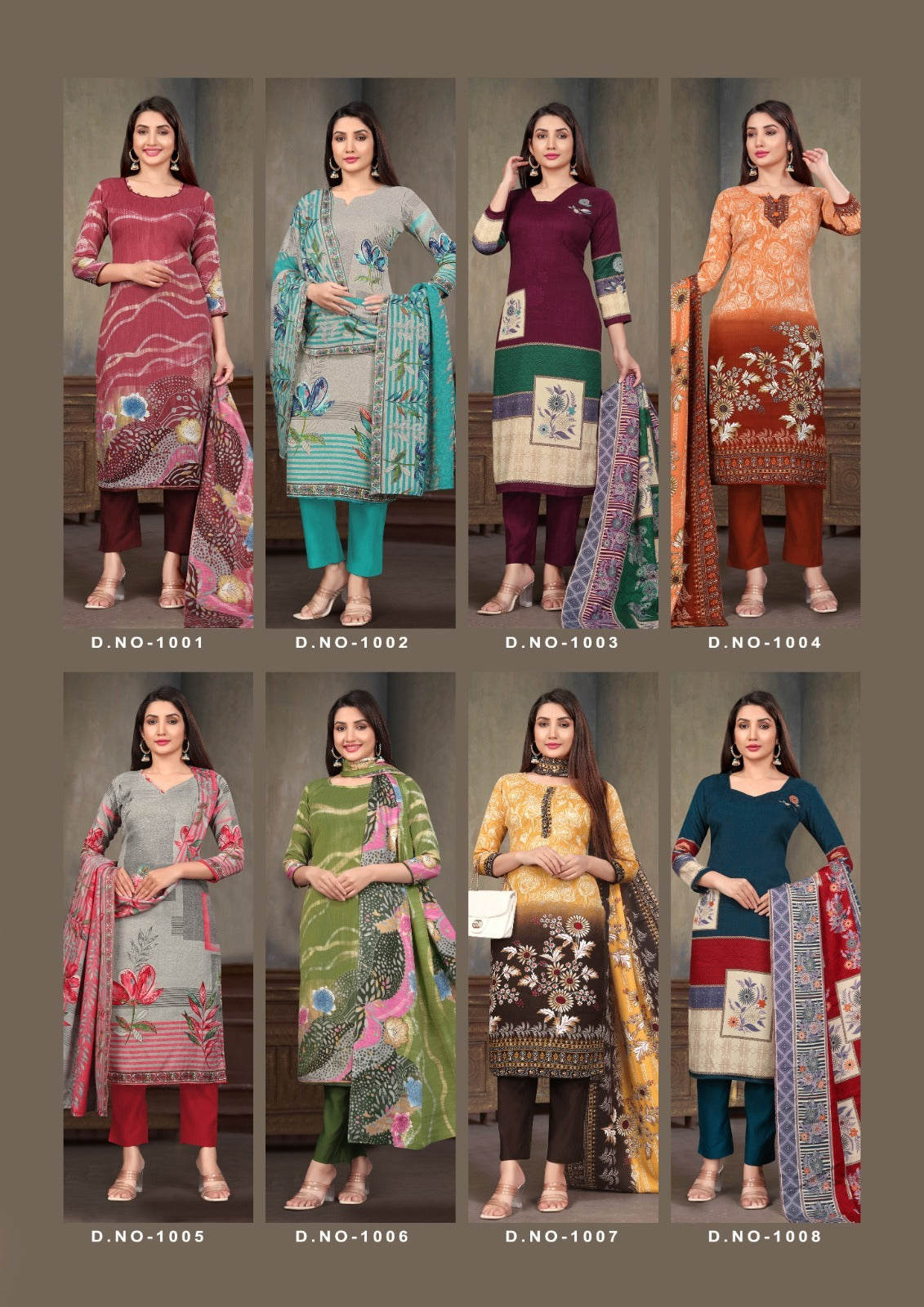 New Pashmina Shwal Vol 13 Sat Pant Style Suits Wholesaler Gujarat