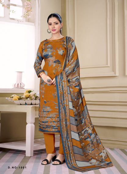 New Pashmina Shwal Vol 14 Sat Pant Style Suits Wholesaler Gujarat