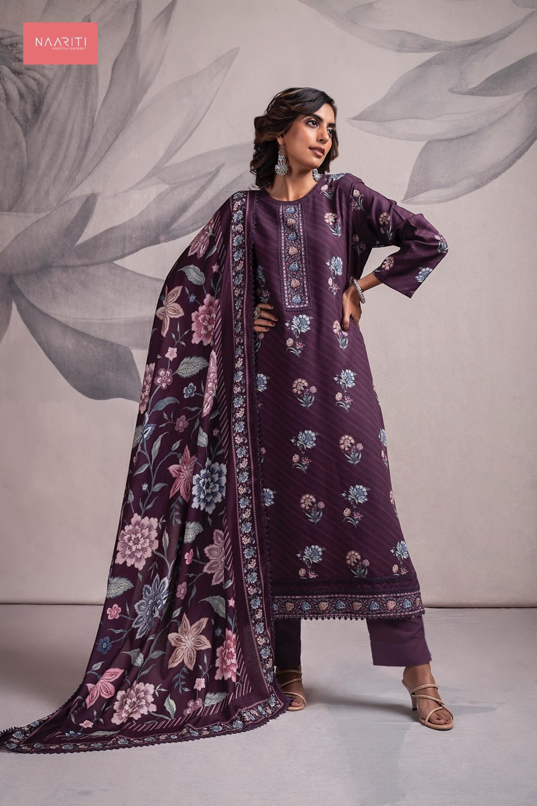 New Pashum Naariti Pashmina Suits Supplier
