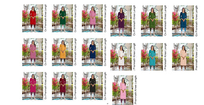 New Pearl Cx Premnath Cotton Knee Length Kurtis Wholesale Price