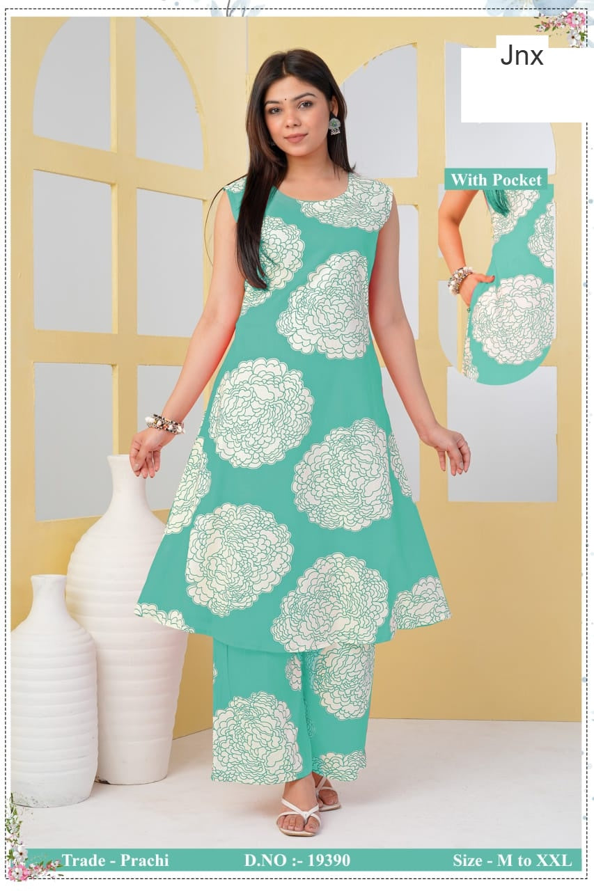New Prachi 3005 Jnx Rayon Co Ord Set Supplier Gujarat