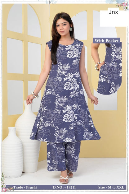 New Prachi 3005 Jnx Rayon Co Ord Set Supplier Gujarat