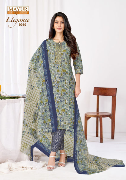 New Print Elegance Vol 9 Mayur Creation Readymade Cotton Pant Suits Manufacturer India