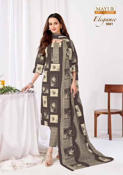 New Print Elegance Vol 9 Mayur Creation Readymade Cotton Pant Suits Manufacturer India