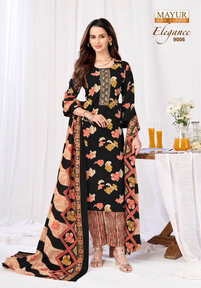 New Print Elegance Vol 9 Mayur Creation Readymade Cotton Pant Suits Manufacturer India