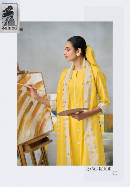 New Rang Roop Sahiba Cotton Pant Style Suits Wholesale Price