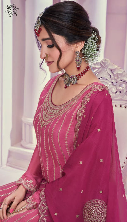 New Rangrasiya Hitlist Vinay Fashion Llp Chinon Sharara Style Suits Manufacturer India