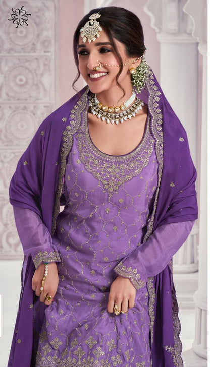 New Rangrasiya Hitlist Vinay Fashion Llp Chinon Sharara Style Suits Manufacturer India