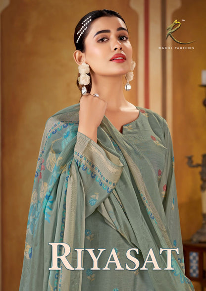 New Riyasat Rakhi Fashion Bemberg Pant Style Suits Supplier