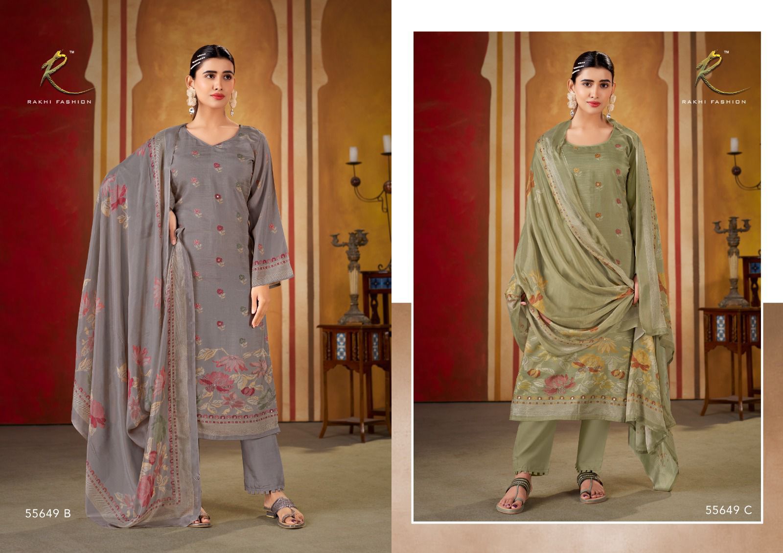 New Riyasat Rakhi Fashion Bemberg Pant Style Suits Supplier