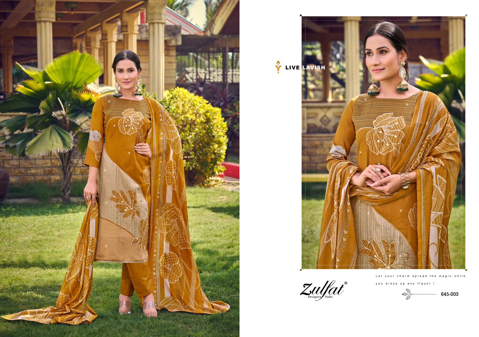New Sajni Vol 7 Zulfat Designer Pure Jam Karachi Salwar Suits Exporter India