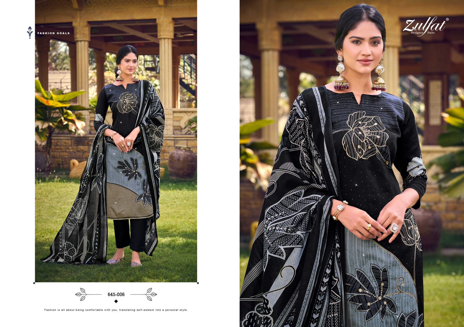 New Sajni Vol 7 Zulfat Designer Pure Jam Karachi Salwar Suits Exporter India