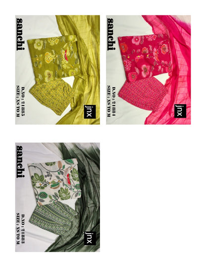 New Sanchi Jnx Capsule Readymade Pant Style Suits Exporter
