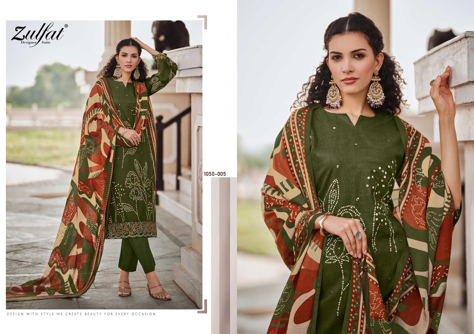 New Shanaya Zulfat Designer Cotton Karachi Salwar Suits Exporter Gujarat