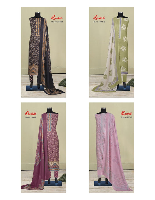 New Sharbati Skd Rivaa Pashmina Suits Wholesale Price