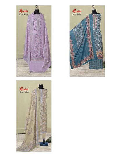 New Sharbati Skd Rivaa Pashmina Suits Wholesale Price