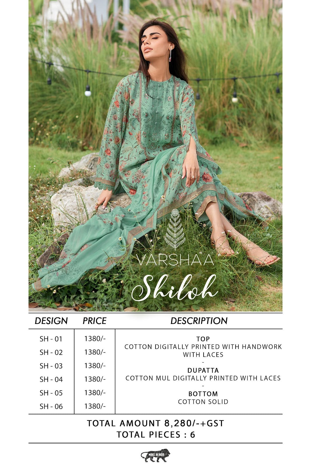 New Shiloh Varshaa Cotton Pant Style Suits Manufacturer Ahmedabad